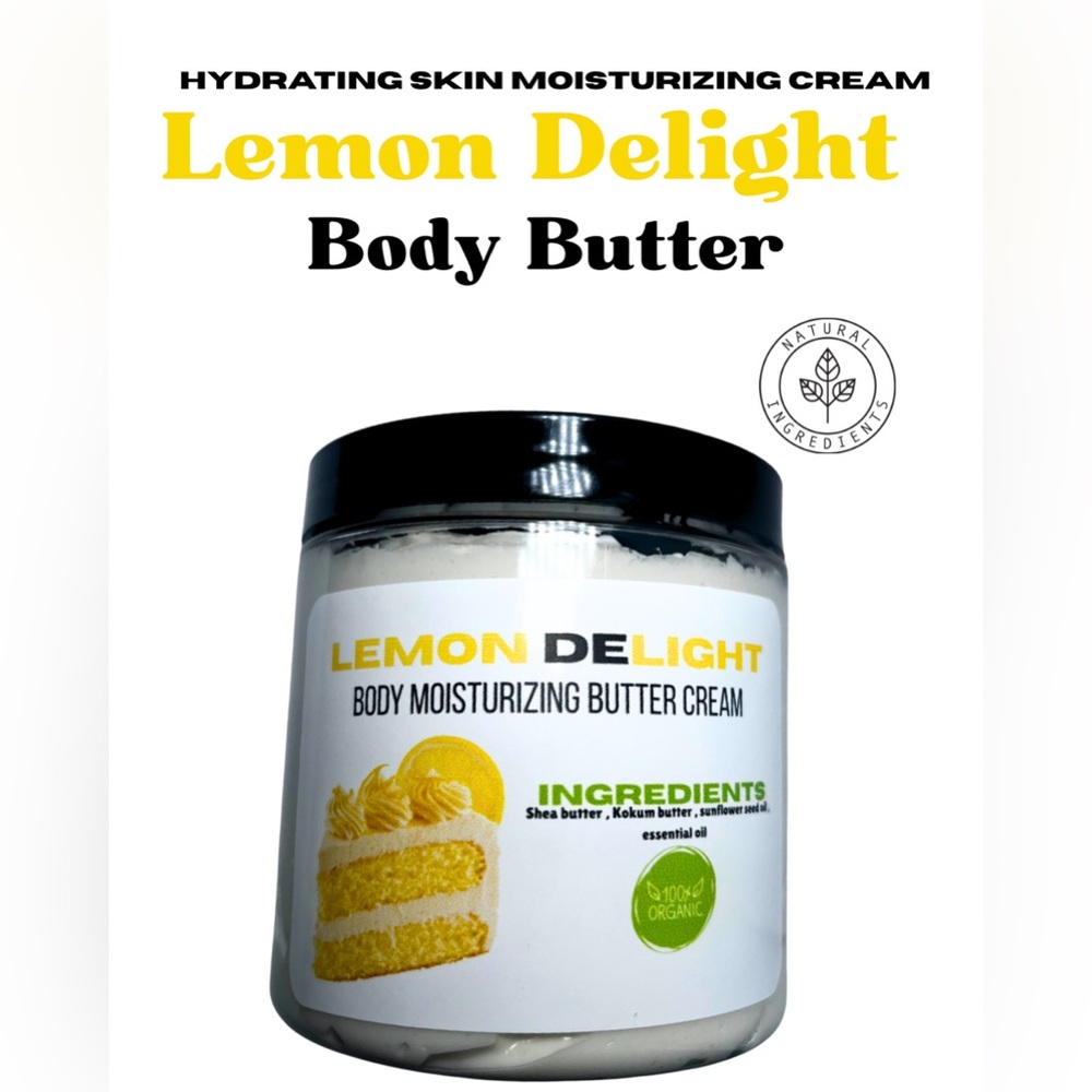 Lemon Delight Body butter 8oz Large